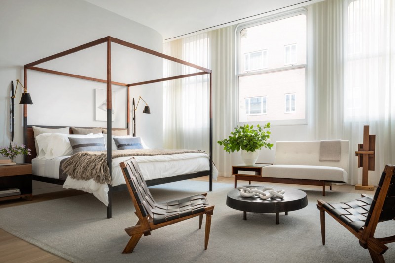 Минималистичный пентхаус в Нью-Йорке