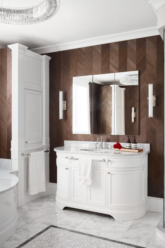 Современная классика в интерьере дома в Равенсвуде, Чикаго