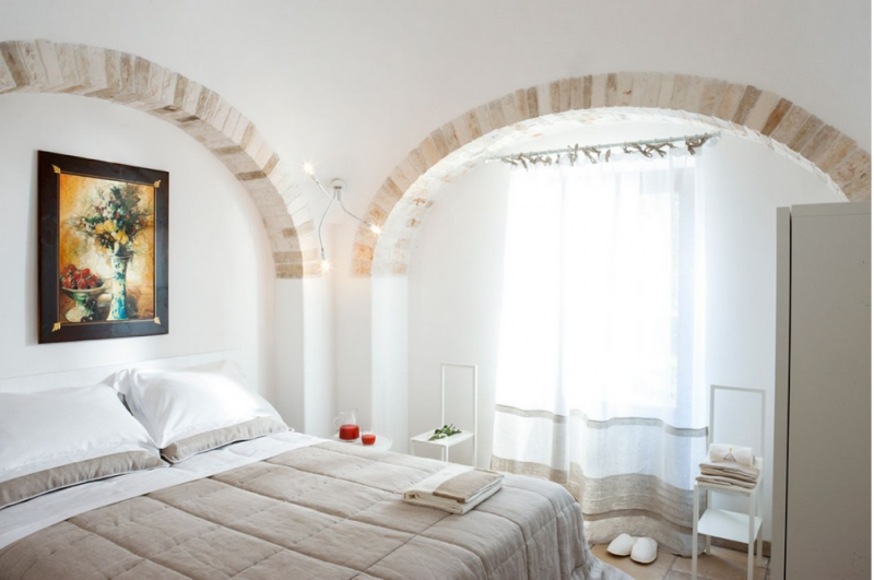 Небольшой отель-трулло Baraquiel в Сан-Микеле-Салентино, Италия Небольшой отель-трулло Baraquiel в Сан-Микеле-Салентино, Италия