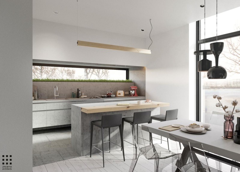 Проект дома, оформленного в спокойных тонах