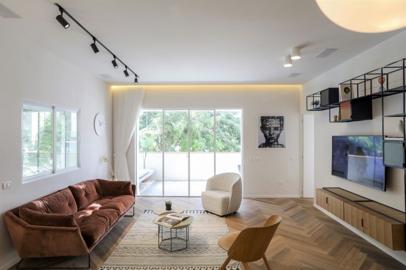 Скандинавский стиль в приморской квартире в Тель-Авиве