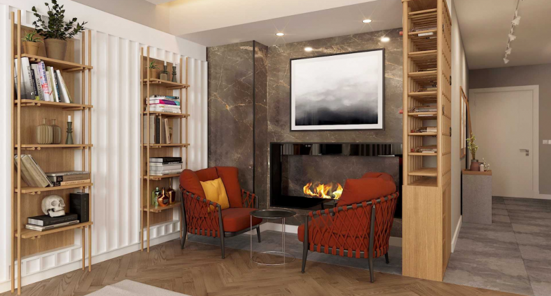 Светлая квартира с яркими акцентами Светлая квартира с яркими акцентами