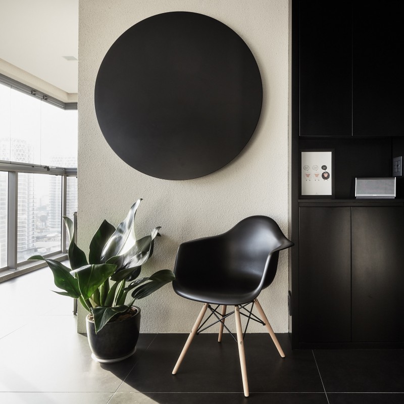 Функциональный интерьер квартиры в Сан-Паулу, Бразилия