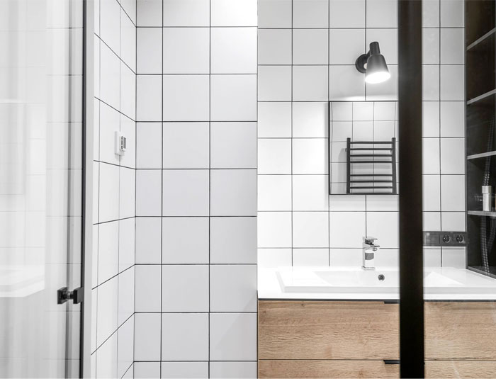 Интерьер квартиры в Вильнюсе с элементами промышленного стиля Интерьер квартиры в Вильнюсе с элементами промышленного стиля