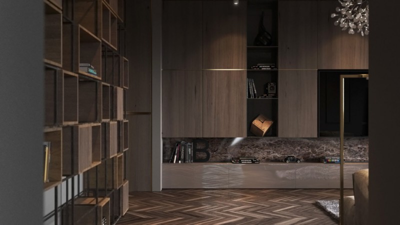 Компромисс между современной классикой и минимализмом в оформлении квартиры