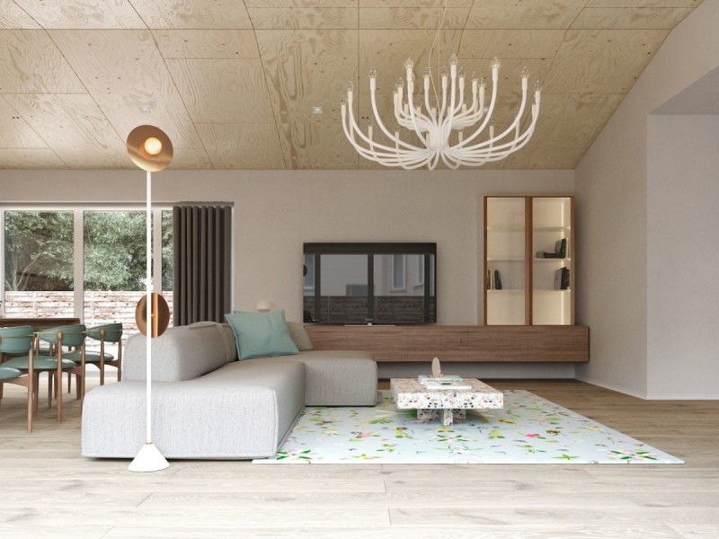 Со вкусом оформленный загородный дом