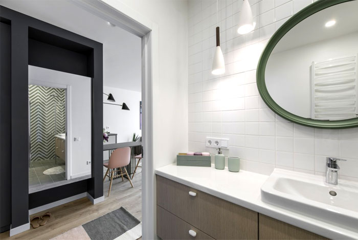 Уютный теплый интерьер небольшой квартиры