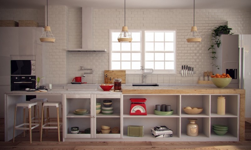 Интерьер просторных уютных апартаментов в Мадриде