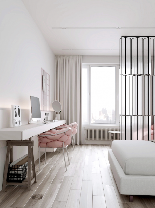 Квартира в нежных тонах