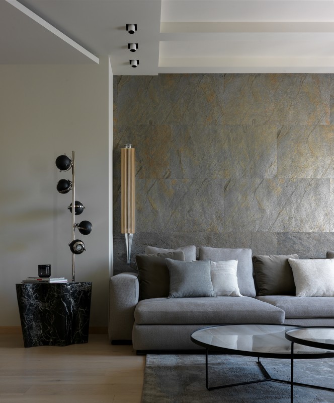 Оформление квартиры в бежево-серой гамме