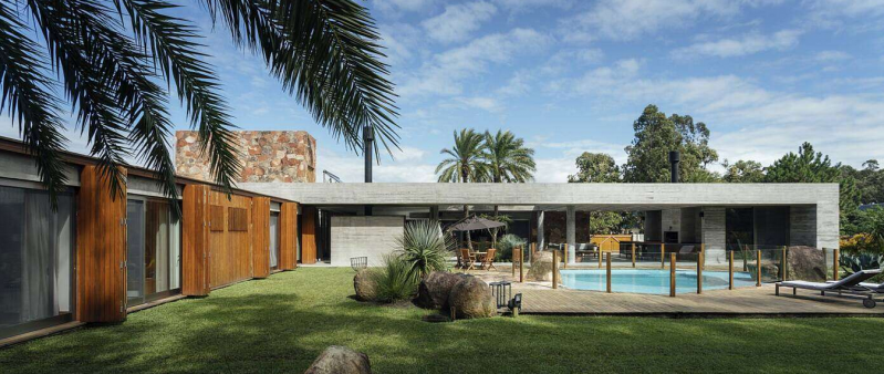 Оригинальный дизайн дома в Бразилии