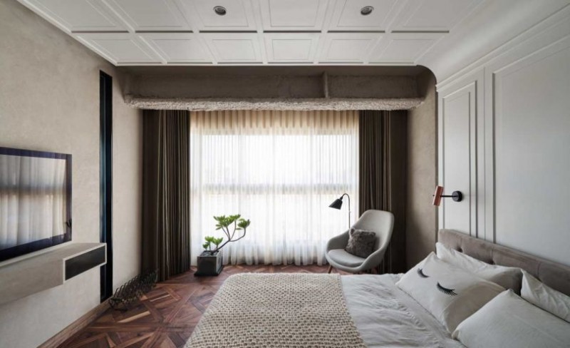 Тайваньская квартира для молодой пары с ребенком площадью 125 м2