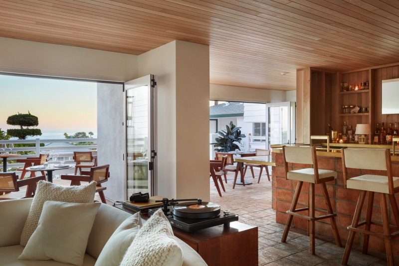 Интерьер отеля Joaquin 4* в Лагуна-Бич на побережье Калифорнии