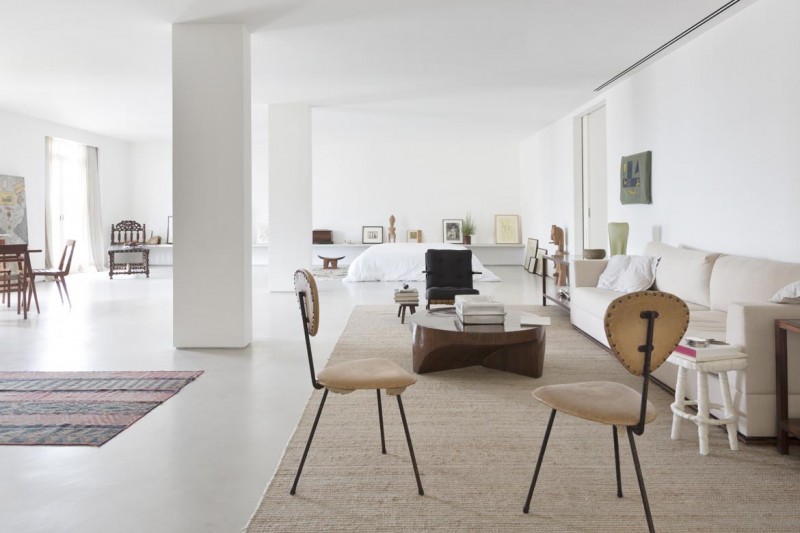 Квартира в Сан-Паулу, предназначенная для молодого коллекционера предметов искусства и мебели