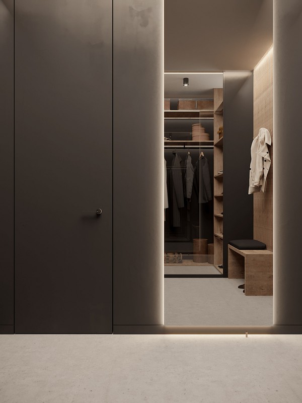 Оформление квартиры в коричневых тонах