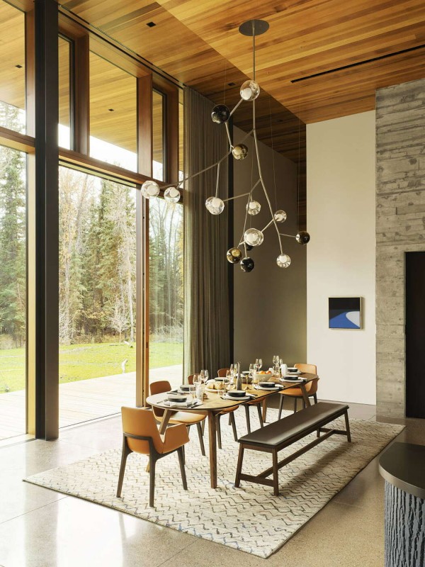 Современный дом, расположенный в Джексоне, штат Вайоминг