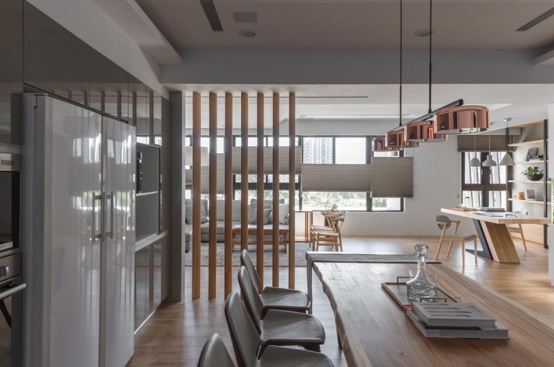 Интерьер апартаментов в городе Таоюань, Тайвань Интерьер апартаментов в городе Таоюань, Тайвань