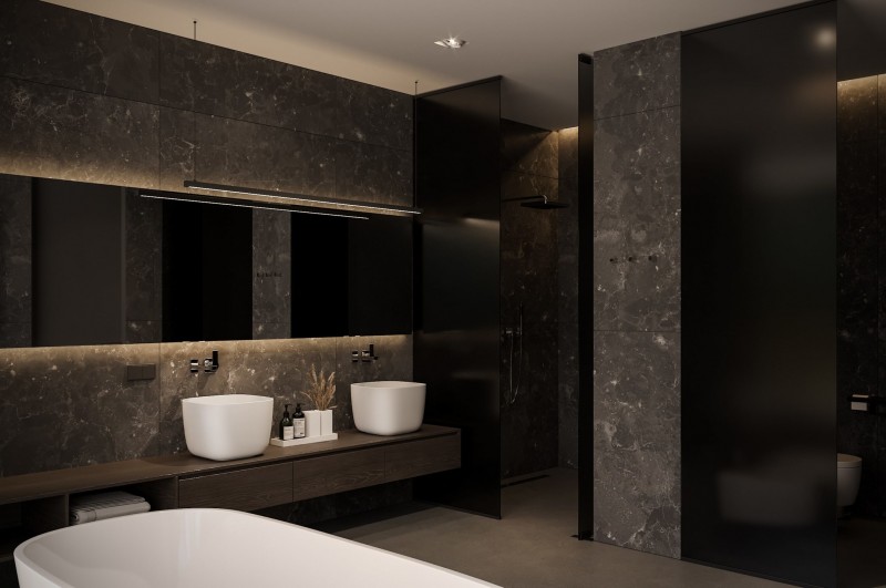 Интерьер дома, выполненный в спокойных, сдержанных тонах Интерьер дома, выполненный в спокойных, сдержанных тонах