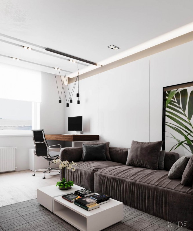 Интерьер квартиры с элементами скандинавского стиля