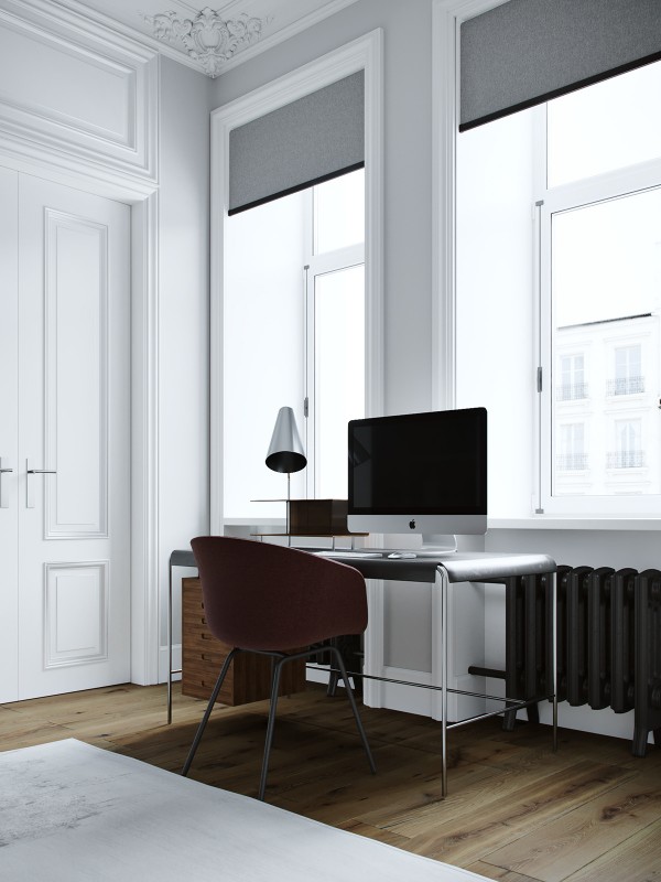 Интерьер в черно-белых тонах