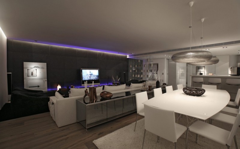 Контрастный интерьер квартиры в Стамбуле