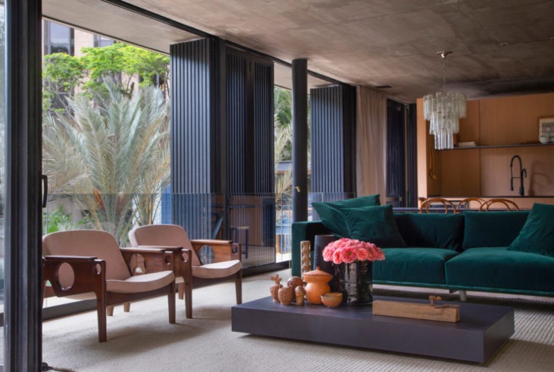 Минималистский дизайн дома площадью 201 м2 в Рио-де-Жанейро