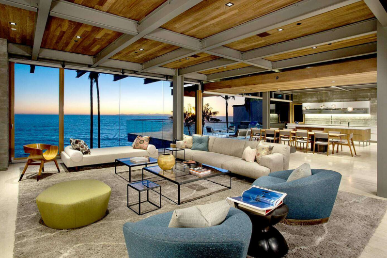 Интерьер пляжной резиденции Интерьер пляжной резиденции