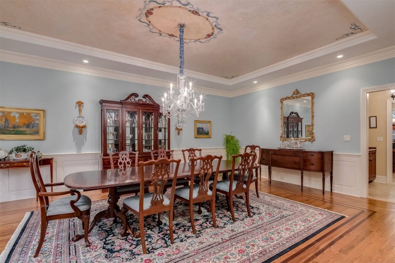 Интерьер поместья в Бернардсвилле, штат Нью-Джерси