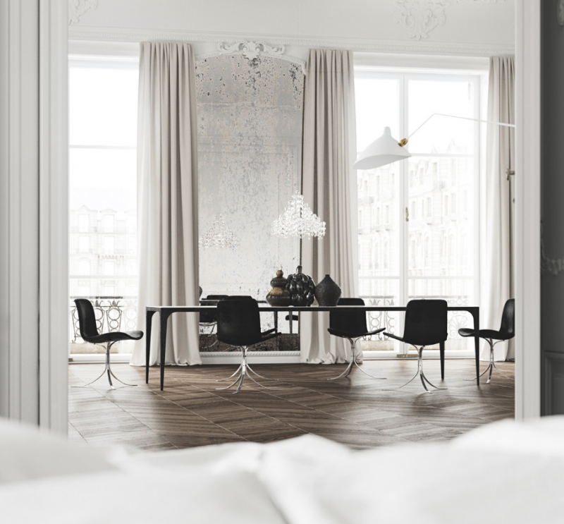 Изысканная классика в лондонской квартире