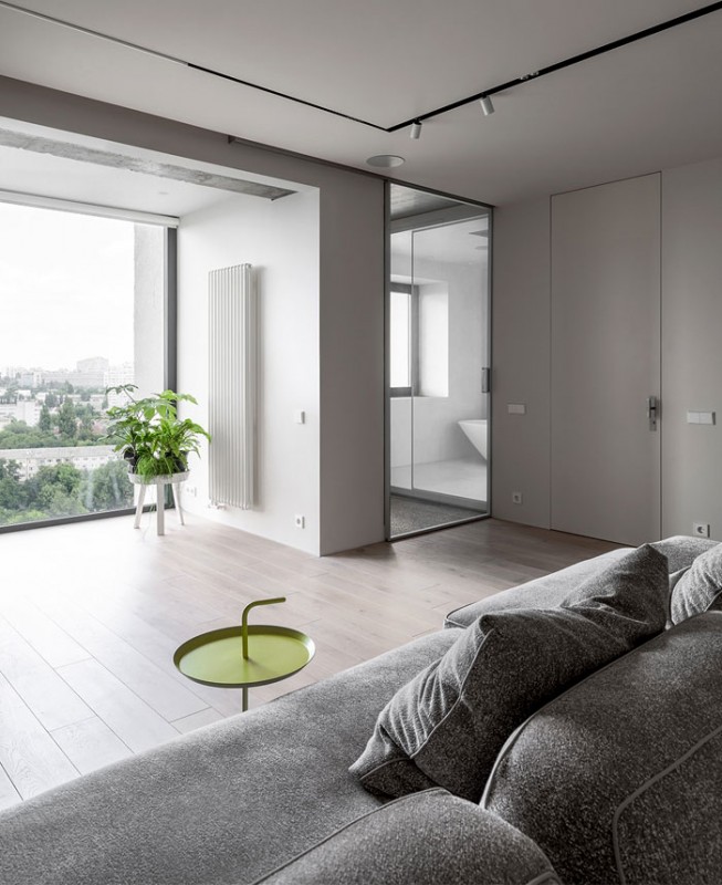 Японский минимализм в типичной современной квартире в Киеве Японский минимализм в типичной современной квартире в Киеве