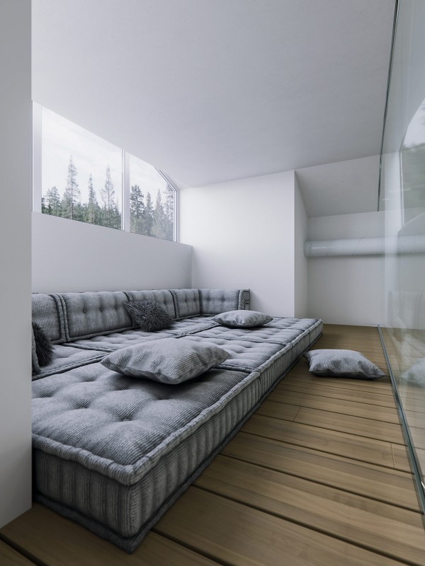 Современный загородный дом с бассейном и спа Современный загородный дом с бассейном и спа