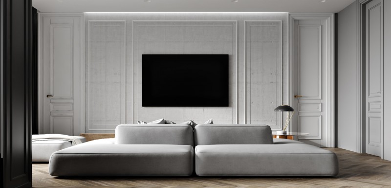 Дизайн-проект квартиры в неоклассическом стиле