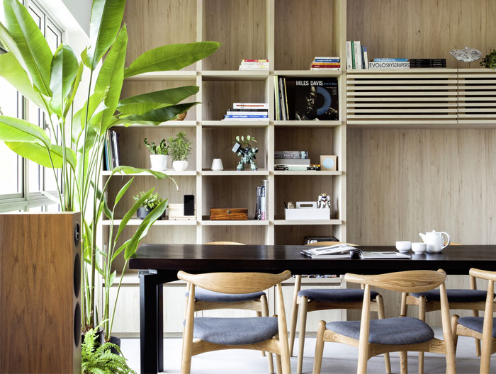 Дом с открытой планировкой и свободным пространством в Сингапуре