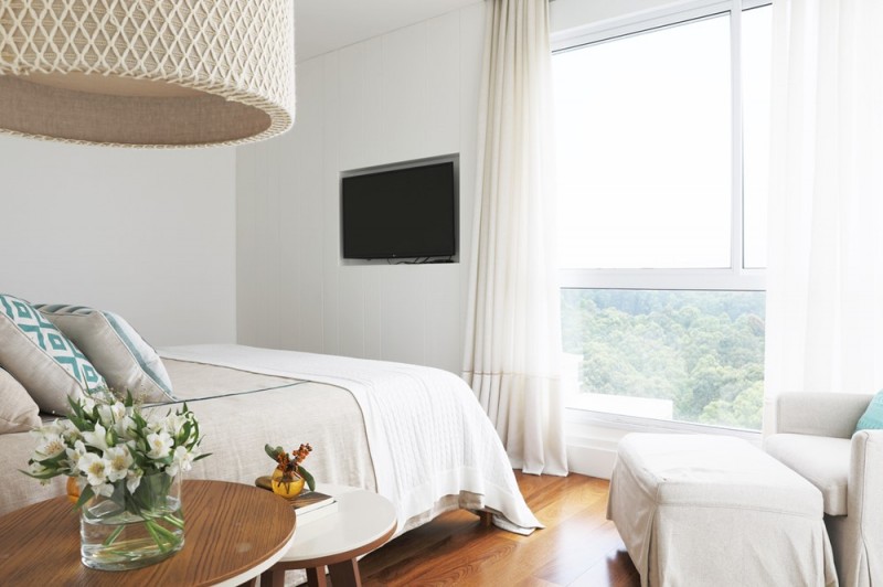 Использование дерева и белого цвета в оформлении уютного дома Использование дерева и белого цвета в оформлении уютного дома