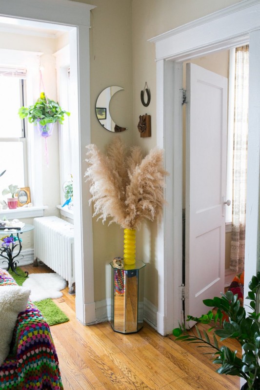 Красочный интерьер квартиры в Чикаго Красочный интерьер квартиры в Чикаго