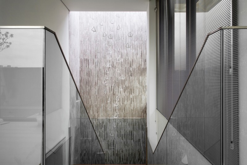 Минималистичная многоуровневая резиденция в Тайбэе