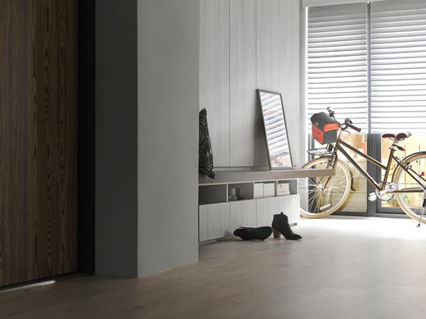 Минималистичные апартаменты в Тайбэе