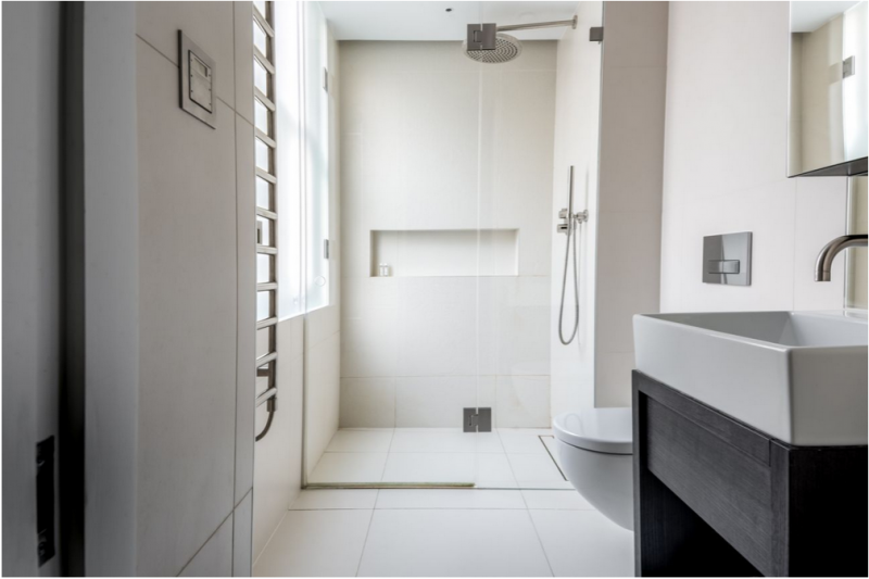 Монохромный интерьер квартиры в Лондоне Монохромный интерьер квартиры в Лондоне