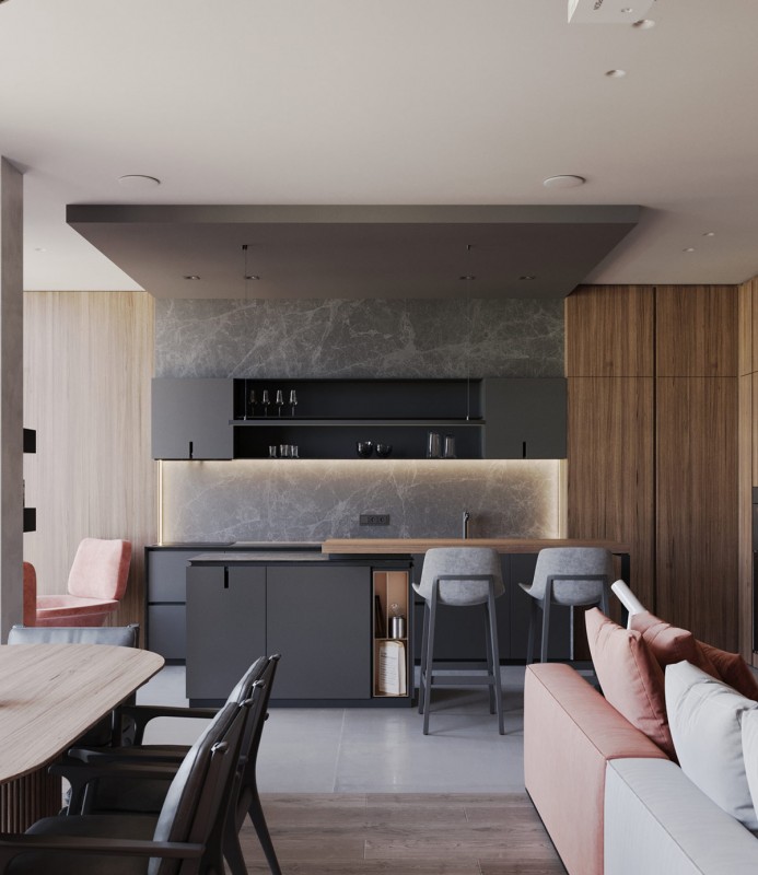 Современный домашний интерьер