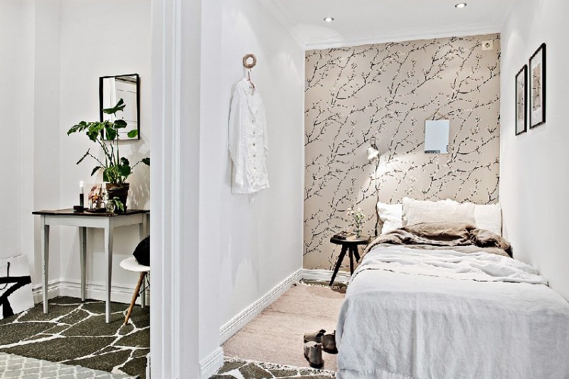 Уютная однокомнатная квартира в скандинавском стиле