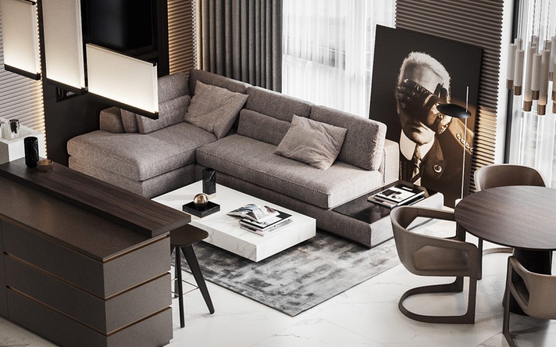 Компактная квартира для семьи с ребенком