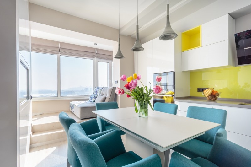 Светлая и воздушная атмосфера уютной квартиры