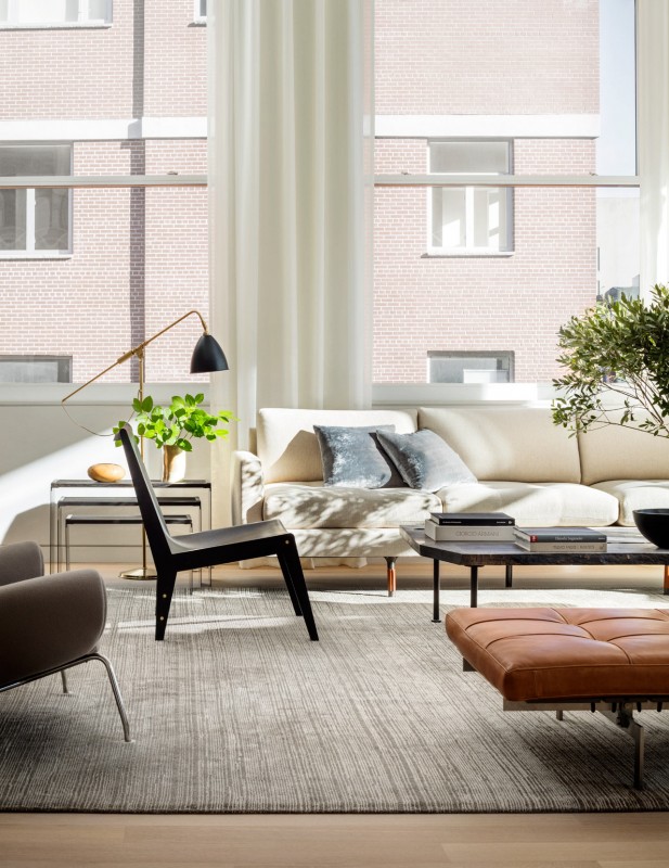 Минималистичный пентхаус в Нью-Йорке