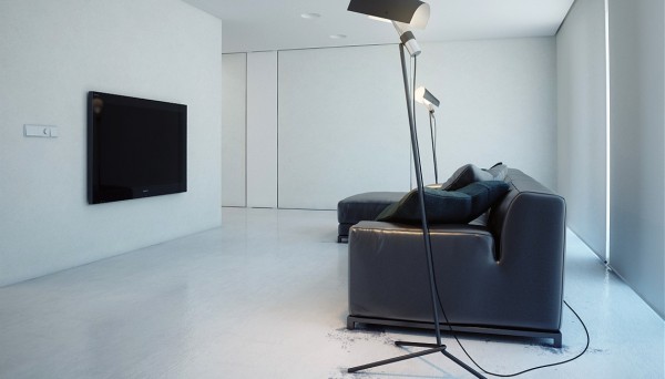 Минималистская квартира в белом цвете