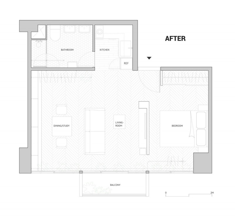 Небольшой функциональный лофт в Тайбэе