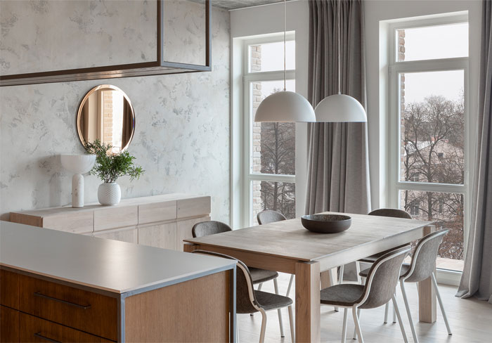 Простой минималистичный дизайн квартиры в Литве