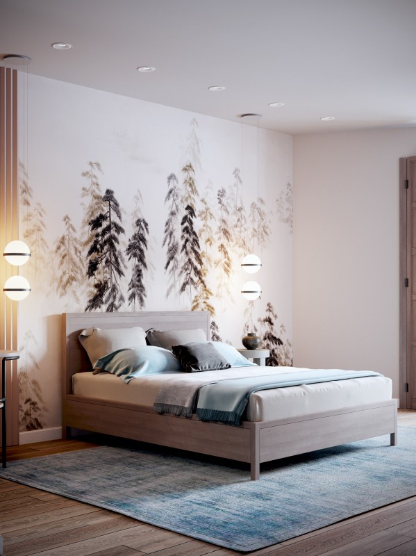 Просторные апартаменты, оформленные в пастельных тонах