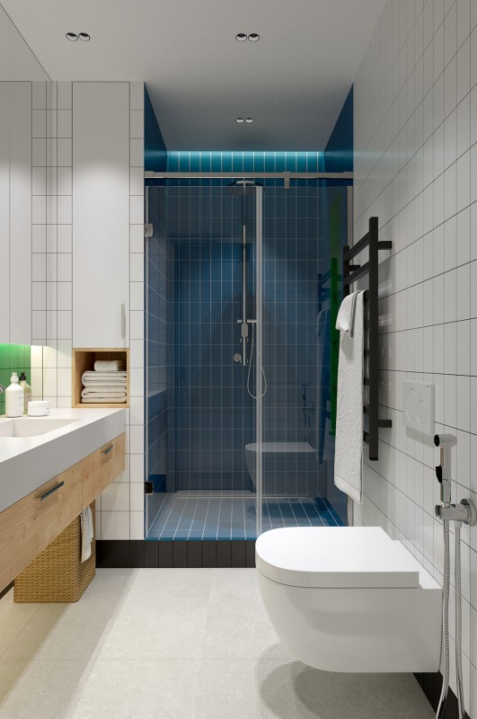 Акцентная мебель в монохромном интерьере