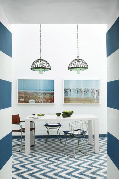 Более 40 примеров дизайна, ориентированного на различные оттенки синего