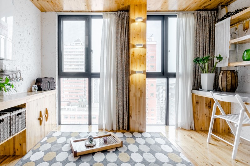 Интерьер компактной студии в Китае